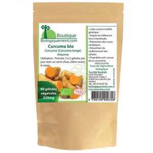 Acheter du curcuma bio en gélules sur la boutique biologiquement.shop